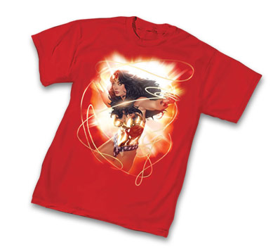 WONDER WOMAN: GOLDEN LASSO T-Shirt by Adam Hughes